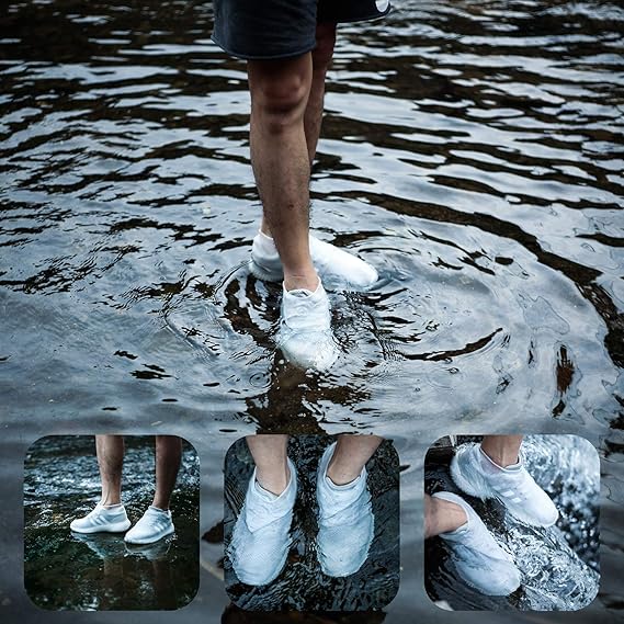 Waterproof Silicone Shoe Covers – Reusable Rain & Mud Protection for Men, Women & Kids