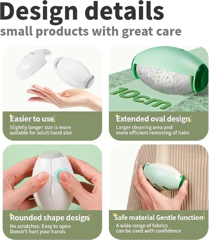 Reusable Lint Roller – Washable, Super Sticky, Pet Hair Remover