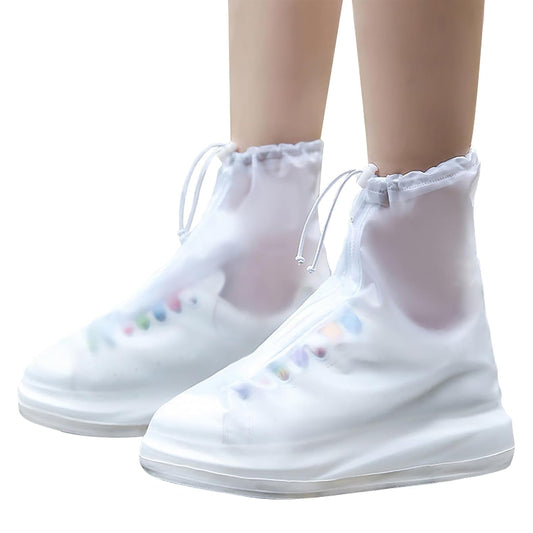 Aeonrix Waterproof Rain Shoe Covers – Anti-Slip, Reusable, Monsoon Ready