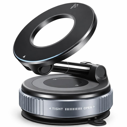 Aeonrix MagSafe Magnetic Car Phone Holder – 360° Rotatable Suction Cup Mount for iPhone
