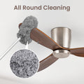 Aeonrix Easy Reach Fan & Ceiling Duster – Washable Microfibre Dust Remover with Extendable Handle