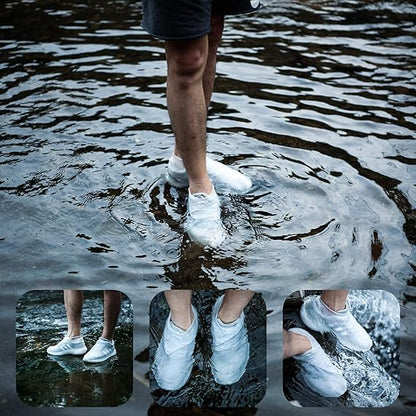 Waterproof Silicone Shoe Covers – Reusable Rain & Mud Protection for Men, Women & Kids