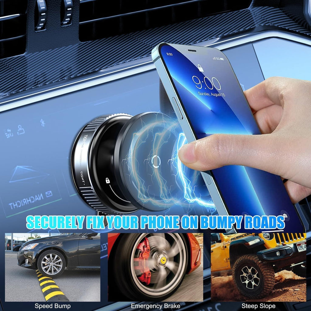 MagSafe Magnetic Car Mobile Holder | 360° Rotatable Stand