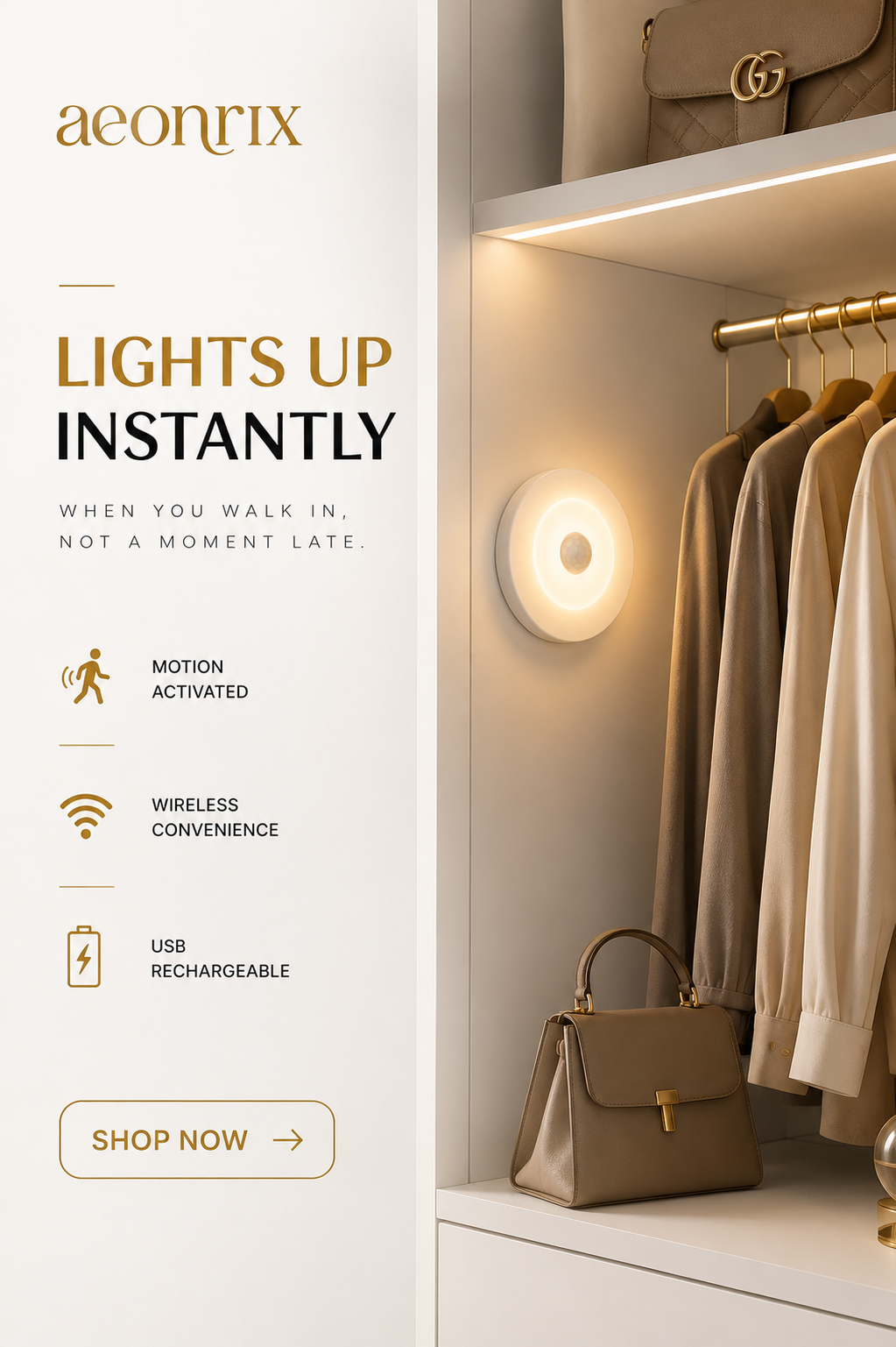 Motion Sensor LED Light