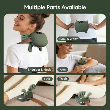 Aeonrix 4D Neck & Shoulder Massager 💆 – Wireless Shiatsu Relief That's Got Your Back (and Neck)