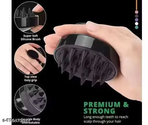 Silicone body scrubber exfoliating shower brush