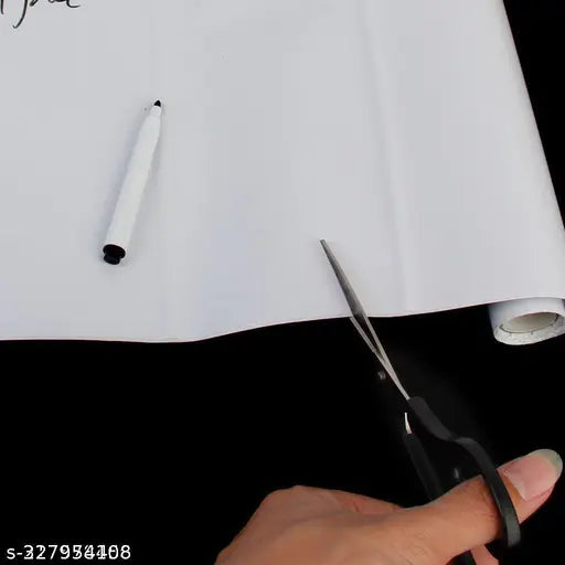 Self-adhesive removable whiteboard wallpaper