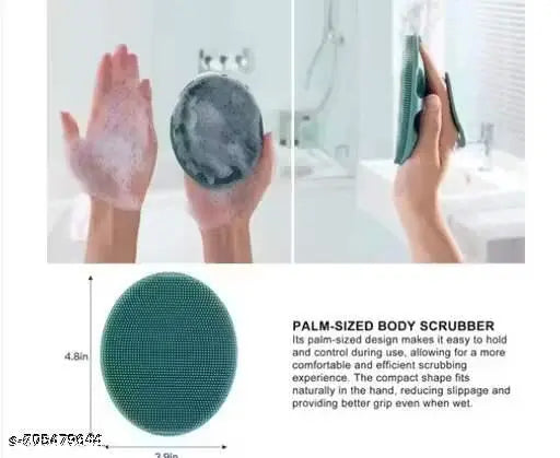 Bath brush set back scrubber scalp massager
